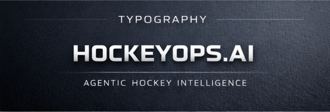 HockeyOps typography treatment