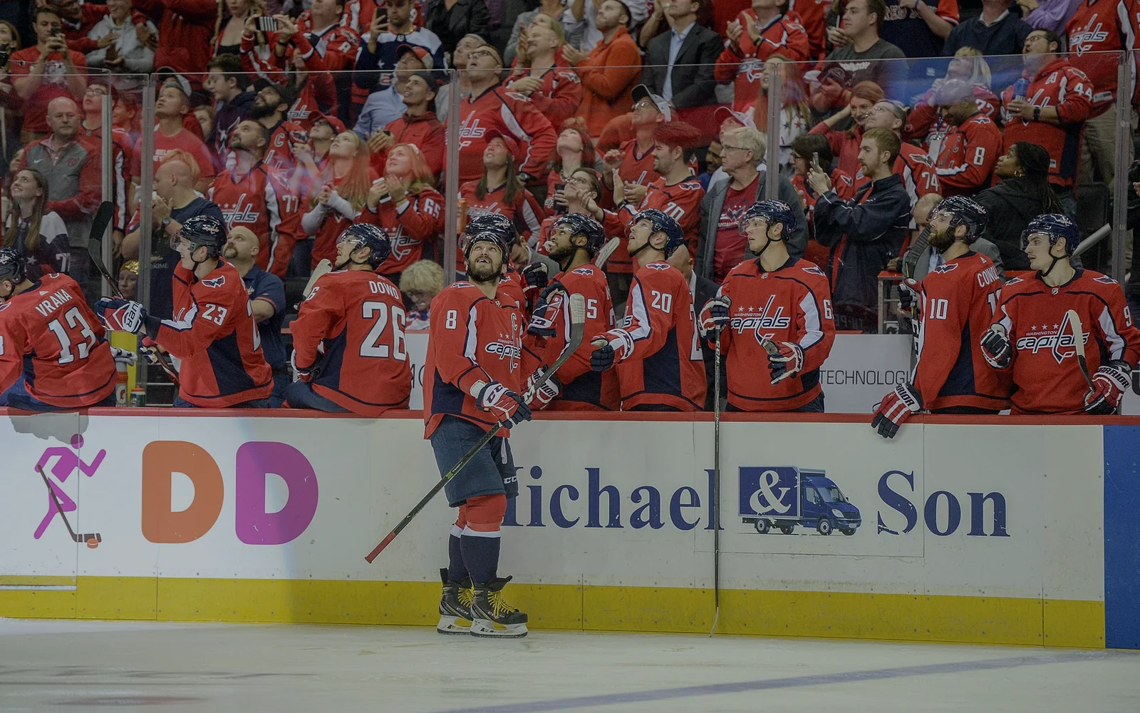 Team bench and stakeholders in live game context